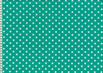 Baumwollstoff Judith,Tupfen mintgrün 148cm 