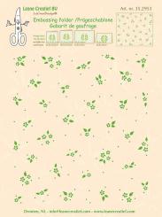 Prägeschablone Hintergrund Blümchen 