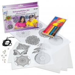 Schrumpffolien Set Mandala 26x30cm, 3 Stück 