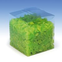 Wachswürfel hellgrün 1 kg zum dekorieren und Kerzen herstellen 