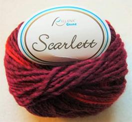 Scarlett Mützenwolle, Farbe 03, signalrot 