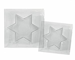 Giessform Sternschale 17/24cm für Beton oder Kerzenwachs 