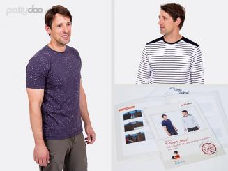 Schnittmuster Max Männershirt by pattydoo Gr. S-XXXL 