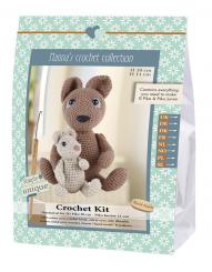 Strickset Go handmade,Ili Pika &Pika Baumwolle, braun/grau11+20cm 