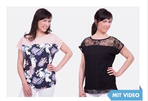 Schnittmuster Damenshirt Sara by pattydoo, Größe 32-54 