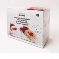 Creative Bubble Häkelset Weihnachtliche Schwämme 