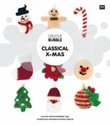 Creative Bubble Classical X-Mas Häkelmuster für Spülschwämme 