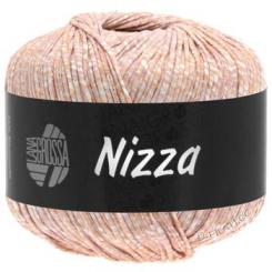 Lana Grossa Nizza, Weiß/Pfirsich/ Kupfer, Farbe 003 
