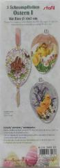 Schrumpffolie Ostern I für Eier 10cm, 3 Schrumpfbanderolen 
