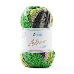 Adina Batik hellgrün-grün-grau Farbe 209 