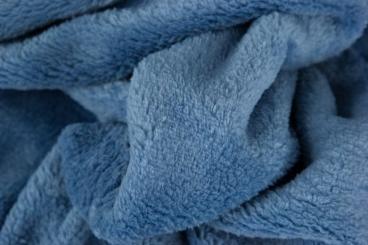 Microfaserfleece Chantal, rauchblau Breite 165cm 