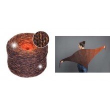 Regenbogen Metallic, Farbe 140 Indian Summer 