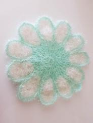 Häkelset Blütentraum aus Schwammgarn 