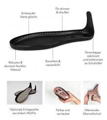 Botties Sohlen, Größe XS, schwarz 2 Laufsohlen für DIY-Schuhe,38 