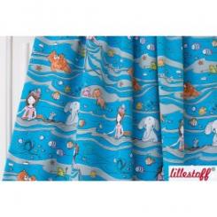 Baumwolljersey Wellentraum F/S 18 