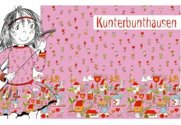 Baumwolljersey Kunterbunthausen F/S 18 