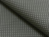 Baumwolldruck Tupfen 2mm,grau-h.grau Breite 145cm 