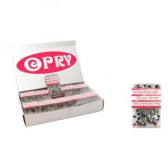 Opry Glaskopfstecknadeln, 100 Stück 