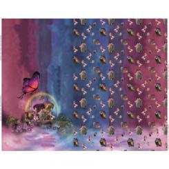 Baumwolljersey *Schmetterlingshasen* H/W 18/19 