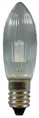 Spitzkerze E10 LED 10-55V und Fassung E14 3m 