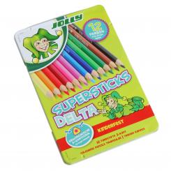 Jolly Supersticks Delta, 3-kant Buntstifte, 12 teilig 