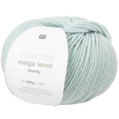 Mega Wool chunky, mint Farbe 010 