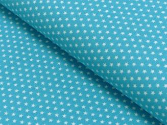 Baumwoll Druck Graphics Stars türkis, Breite 150cm 