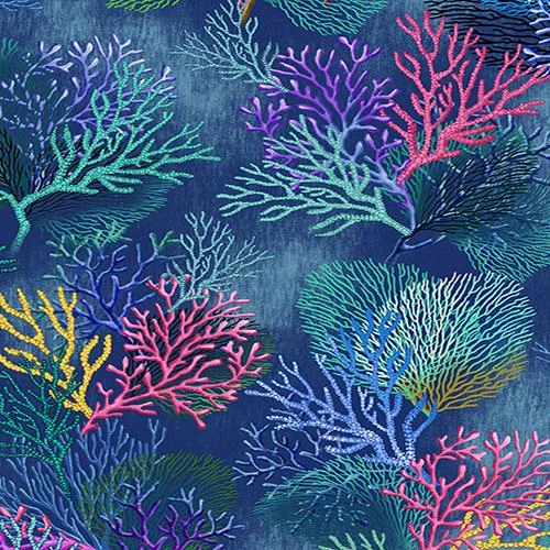 Baumwollstoff deep Ocean 112cm 