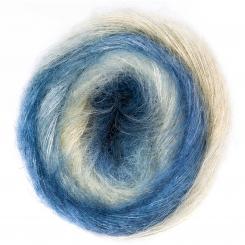Super Kid Mohair Silk Print,Wasser Farbe 006 