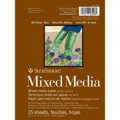 Strathmore Miced Media Block 15,2x20,3cm, 15 Blatt, 300g/m² 