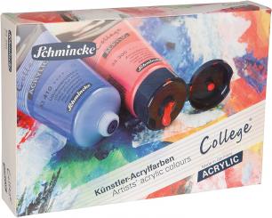 College Acryl  Kartonset 5 x 75ml 