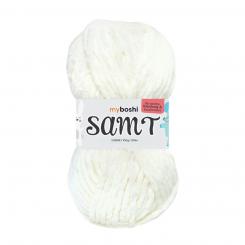 myboshi Samt, Chenille-Garn, Farbe 891 Eisbär 