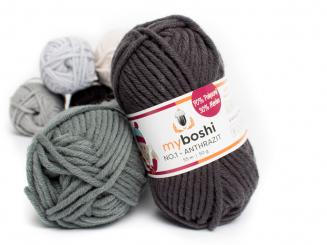 myboshi No.1, Farbe 195 Anthrazit 