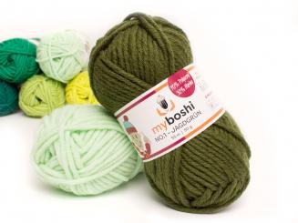 myboshi No.1, Farbe 129 Jagdgrün 