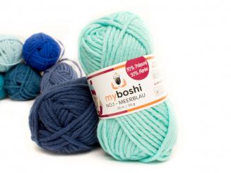 myboshi No.1, Farbe 158 Meerblau 
