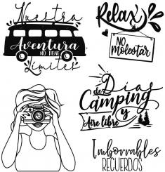 Transparenter Stempel Abenteuer 