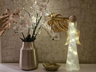 Engelskörper mit Flügel Sterntraumfolie,50 cm 