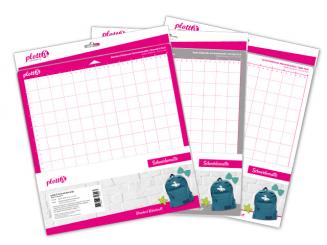 plottiX Schneidematten für SILHOUETT CAMEO, 30,48 x 30,48cm,Standard kleb 