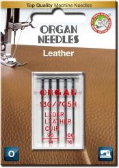 Organ Nähmaschinennadeln, Leder 130/705 H, 90/100 