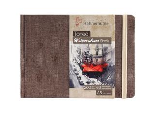 Toned  Watercolour Book Beige, A5 200g/m², 30 Bl./60 Seiten 