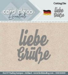 Cutting Die, liebe Grüße für Big Shot Sizzix 6 Co 