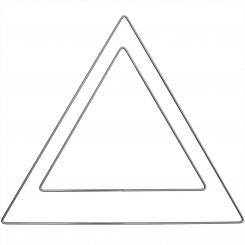 Metallring Dreieck 30cm anthrazit 