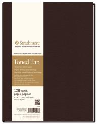 Strathmore Toned Tan  128 Seiten Kunstbuch, 118g/m²,21,6 x27,9 cm 