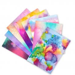 Flexfolie Watercolor blue A4 