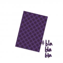 Flexfolie Tartan Lila A4 