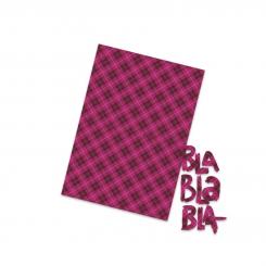 Flexfolie Tartan pink A4 