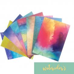 VinylfolieWatercolor Mix A4 