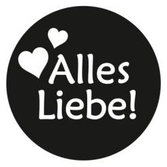 Stempel "Alles Liebe" 