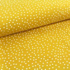 Biojersey Dotties senf 