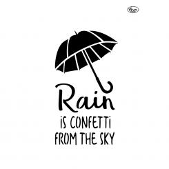 Universal-Schablone A3, Blob Paint Regenschirm 